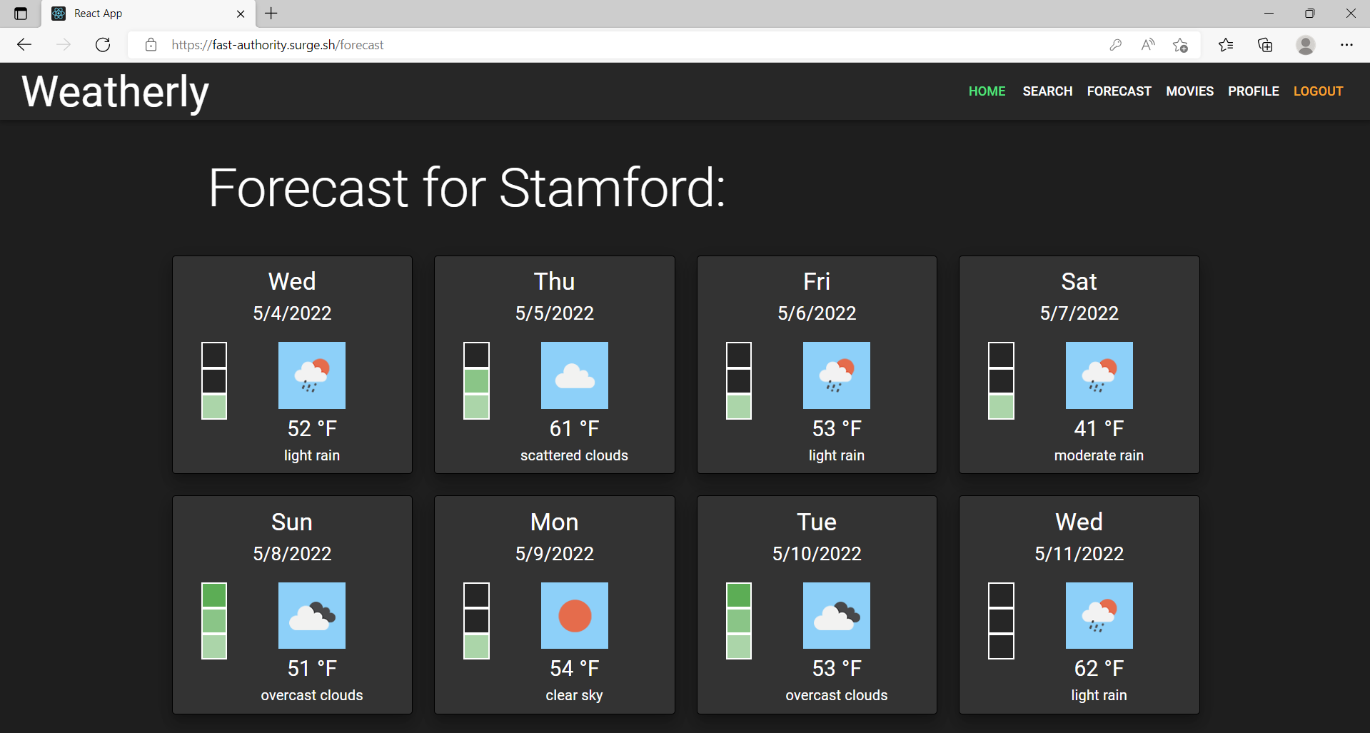 weatherly-forecast-demo